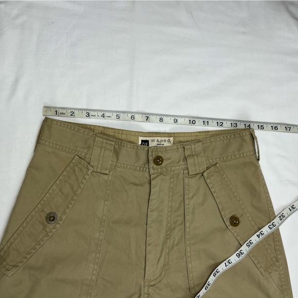 GAP Surplus Mens Pants 28 x 30 Khaki Flap Pocket Y2K Military A6 - Picture 7 of 9